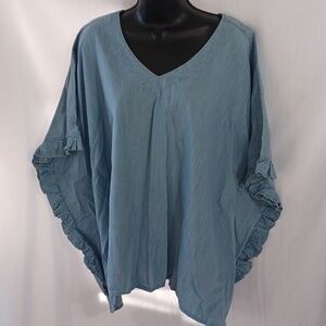 BEFORE YOU perfectly fabulous top in light blue Denim